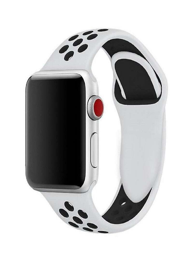 BORTONY Silicone Replacement Sport Band For Apple Watch Series 3/4/5 42-44mm - Image 1