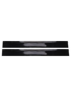 Thoraya 2pcs Kitchen Wide Gap Filler Strip Anti Oil Sealing Strip T Shaped Silicone Stove Gap Covers for Kitchen Stovetop Cooktop Black 53.3cm / 21in  - Image 1