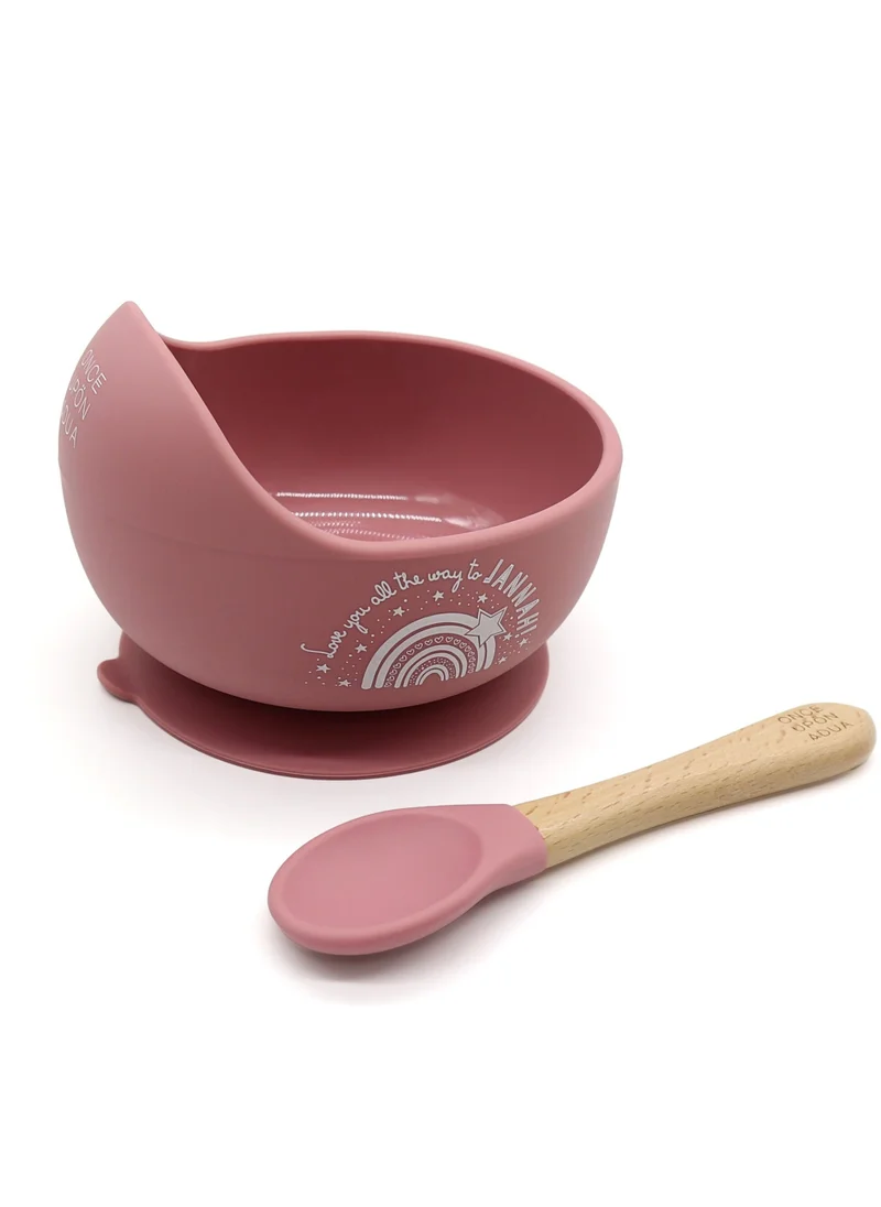 ONCE UPON A DUA Lux Silicone Bowl & Spoon Set