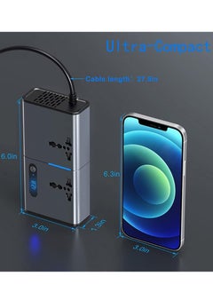 ELTRAZONE 200W DC/AC Inverter with USB & Type-C Ports – On-the-Go Power for All Your Devices  - Image 4