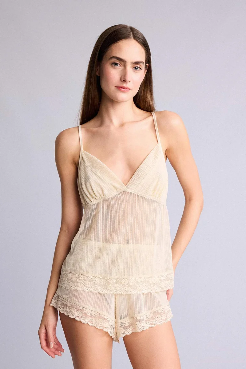 DeFacto Regular Fit Strappy 2 Piece Chiffon Set