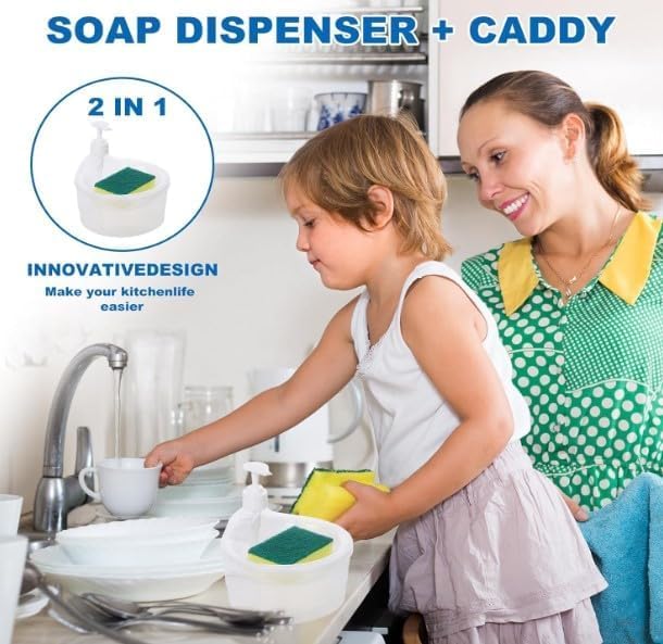 Japak Soap Dispenser Dishwasher Liquid Holder Liquid Dispenser Pump Kitchen Sink - Image 2