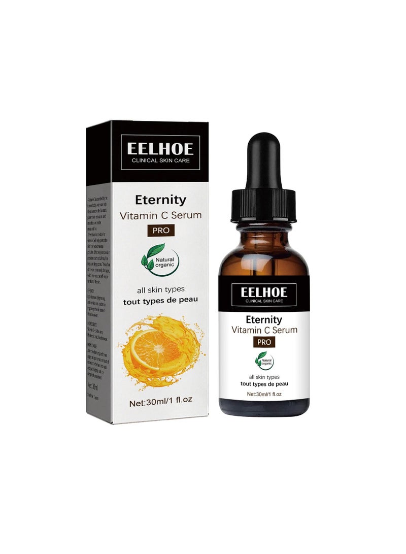 EELHOE Vitamin C Serum Vitamin C Essence With Hyaluronic Acid Serum, Anti Aging Anti Wrinkle Moisturizing Face Oil For Glowing, Firming And Tightening Skin - Image 1
