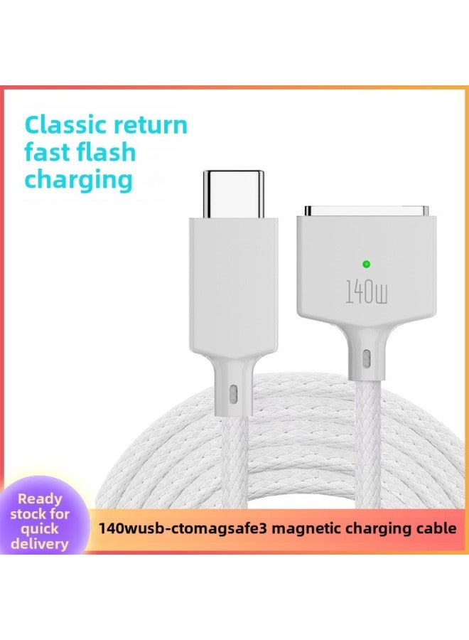 Typec Revolution MAGsafe3 For Apple Compatible Macbook Notebook Pd Fast Charging Line 140W-Color:typec ]  - Image 2
