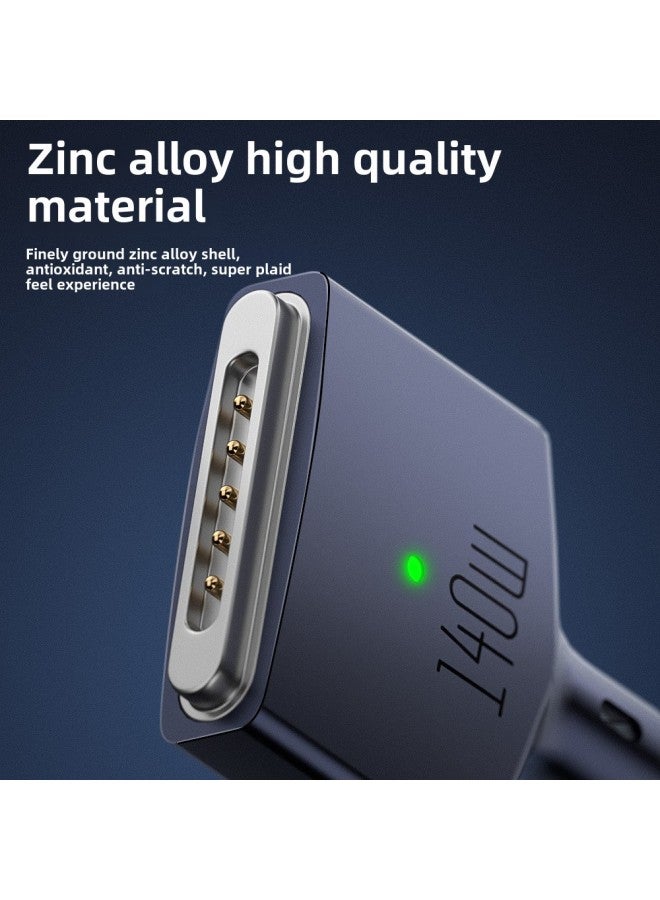 Typec Revolution MAGsafe3 For Apple Compatible Macbook Notebook Pd Fast Charging Line 140W-Color:typec ]  - Image 5