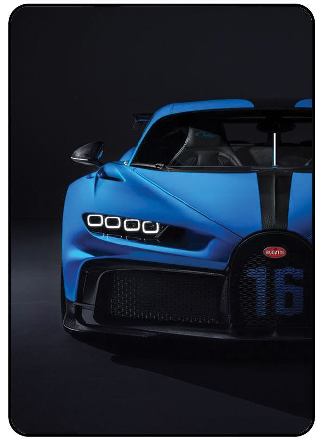 Protective Case Cover For Samsung Galaxy Tab S6 Lite 10.4 Inch (2022) Blue Bhugatti Car
