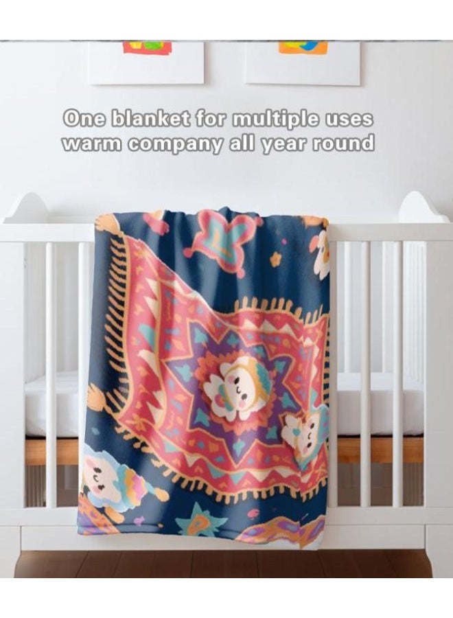 general Baby and children's cartoon flannel thin blanket (warm and comfortable, suitable for sleep, game use) 70cm*100cm - Image 4