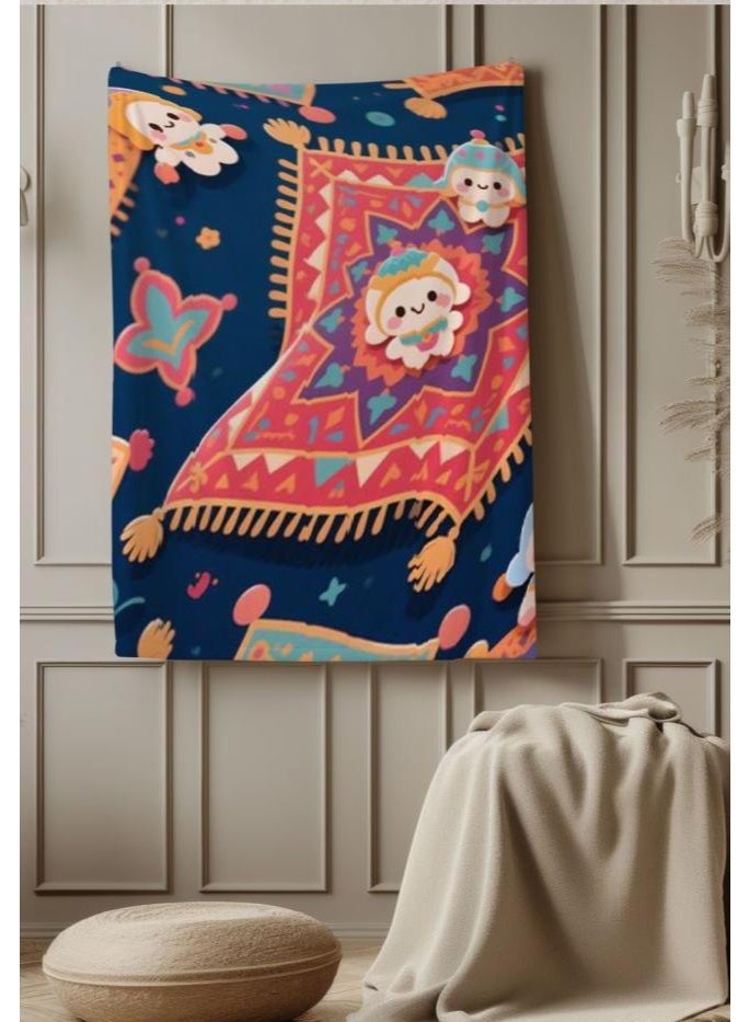 general Baby and children's cartoon flannel thin blanket (warm and comfortable, suitable for sleep, game use) 70cm*100cm - Image 1