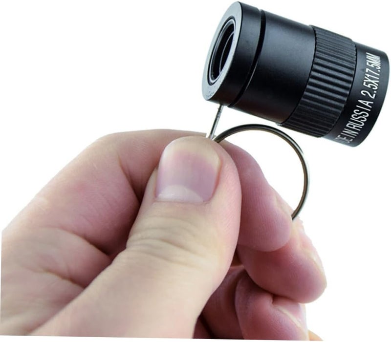 Magnification Telescope Ultra Miniature Handheld Finger Telescope for Concerts Sports Wildlife Observation Compact Black Design - Image 4