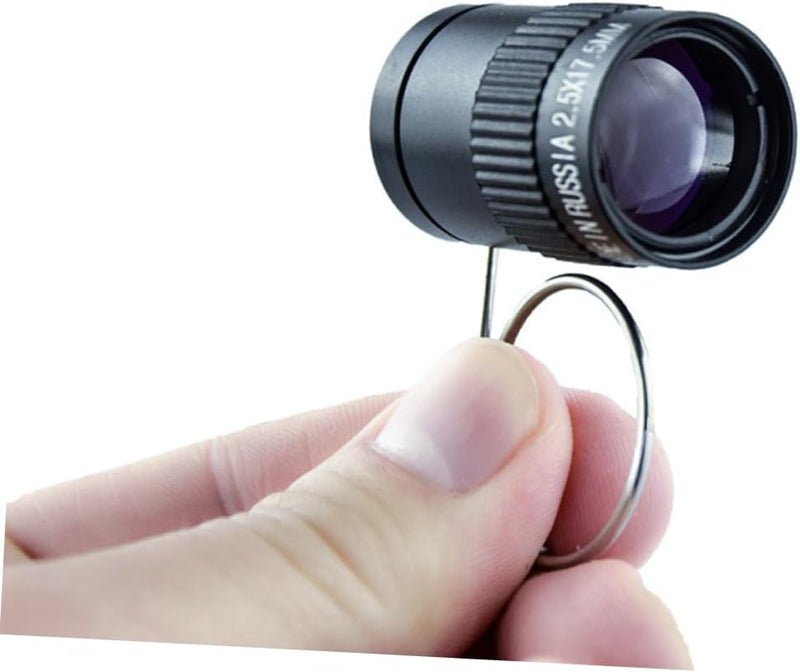 Magnification Telescope Ultra Miniature Handheld Finger Telescope for Concerts Sports Wildlife Observation Compact Black Design - Image 3