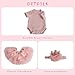 EKOKIZ Reborn Baby Dolls Clothes Girl Pink Baby Clothes for Dolls 1720 Inches Doll Outfits and Accessories for Realistic Newborn Girl - Image 4