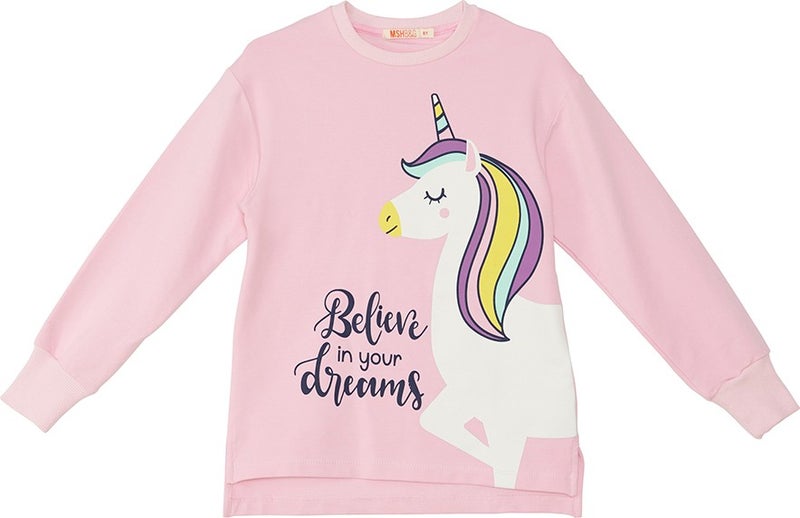 Mshb&G Unicorn Girls Sweatshirt Tights Set  - Image 5