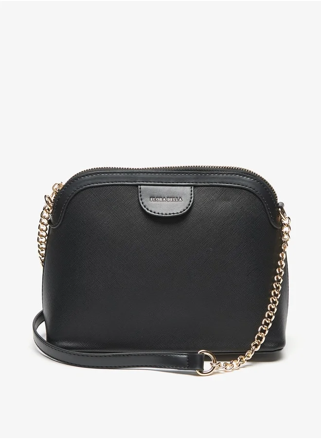 Flora Bella By Shoexpress Women Monogram Crossbody Bag with Zip Closure