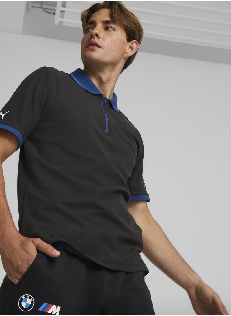 بوما - قميص بولو BMW M Motorsport Zip للرجال - Image 1