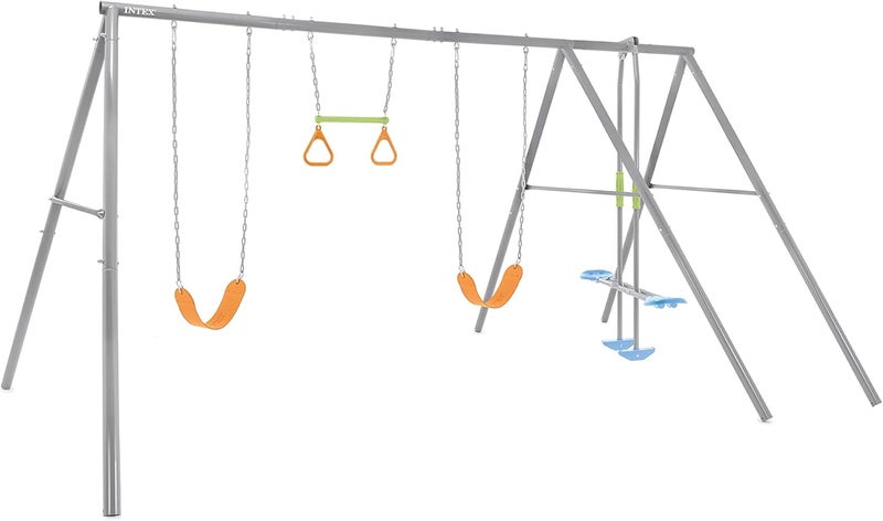 Intex Swing & Glide 4-Feature Set - Outdoor Playground Equipment - Image 1