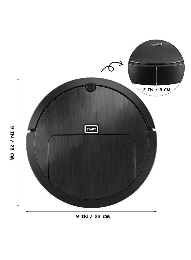 balacoo Cartoon Clean Robot Electric Cleaning Robot - Simulation Vacuum Cleaner, Automatic Catcher, Cleaning Robot, Pretend Game, Diameter 23CM, Black Toddler Vacuum - Image 5
