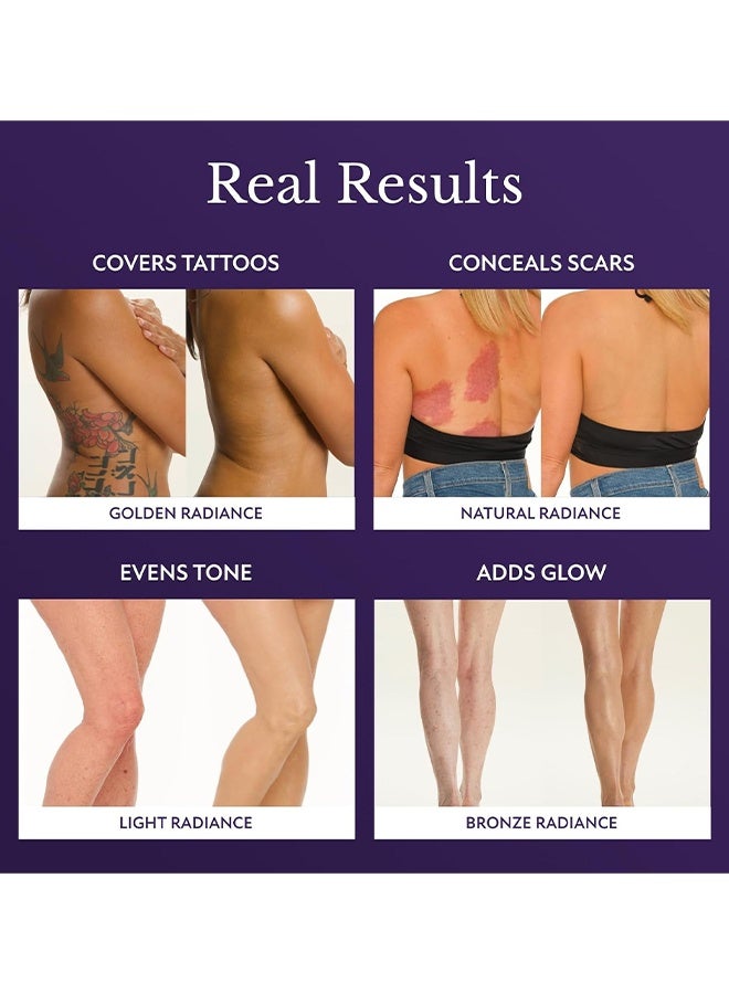 W Body Coverage Perfector, Waterproof Leg And Body Makeup, Tattoo Cover Up Makeup, Long-Lasting, Lightweight, 103ML (Bronze Radiance) - Image 3