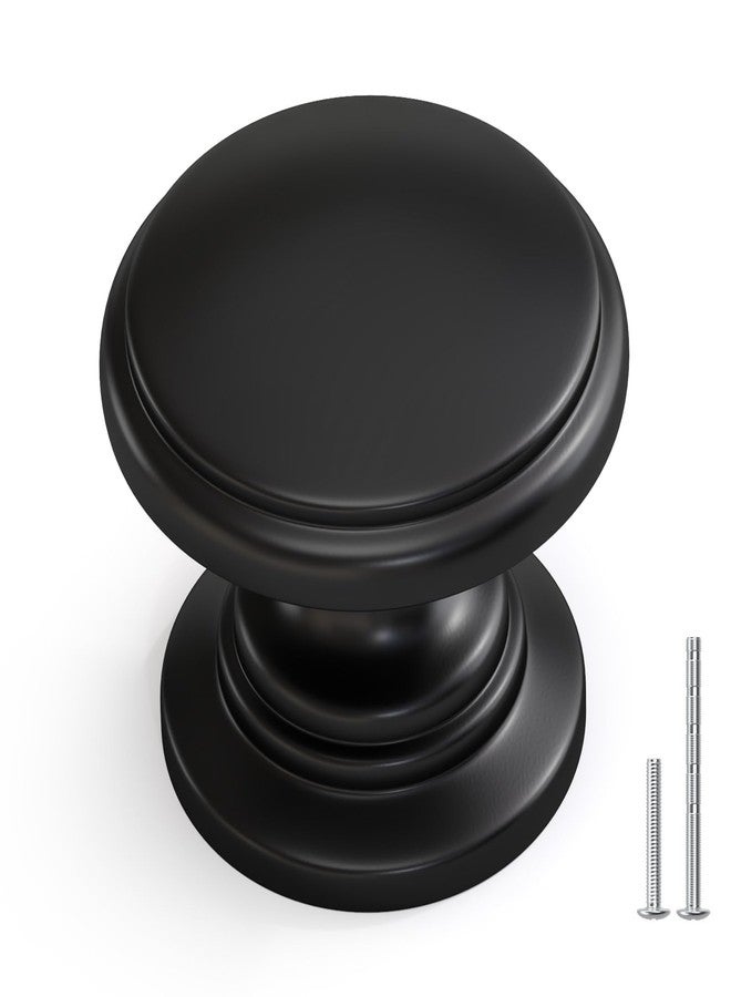 homdiy 20 Pack Black Cabinet Knobs Matte Black Drawer Knobs Kitchen Hardware for Bathroom, Cupboard, Furniture - Image 1