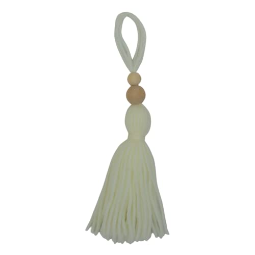Zippy Flora Woolen Tassels, Pack of 10 (White) - Image 5