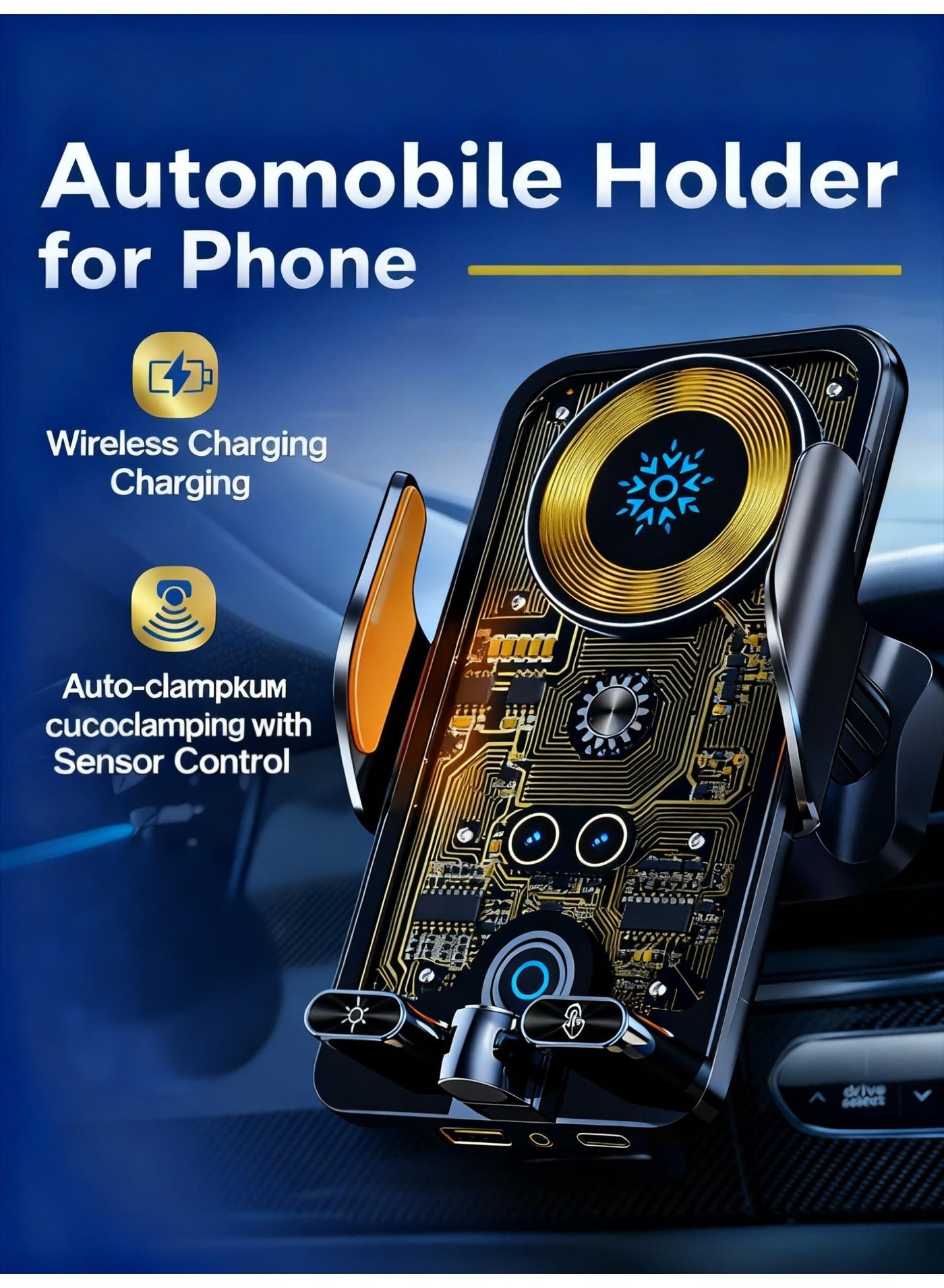 Car Phone Holder, Air Vent Phone Mount, 360 Degree Rotatable Phone Holder Car, Flexible Car Mobile Holder, Air Vent Car Mount Compatible With iPhone 16/15 Series