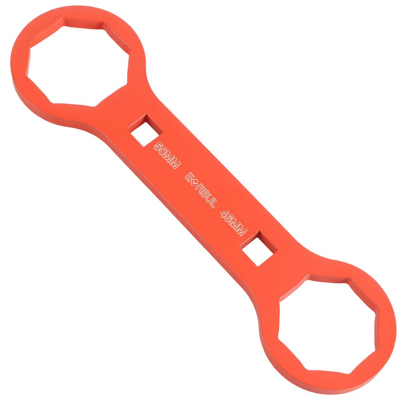 EVRBUL Motorcycle Fork Cap Wrench 46mm 50mm Dirt Bike Fork Cap Tool compatible with Suzuki RMZ 250 450 RM250 CRF 250R 450R 450X - Image 2