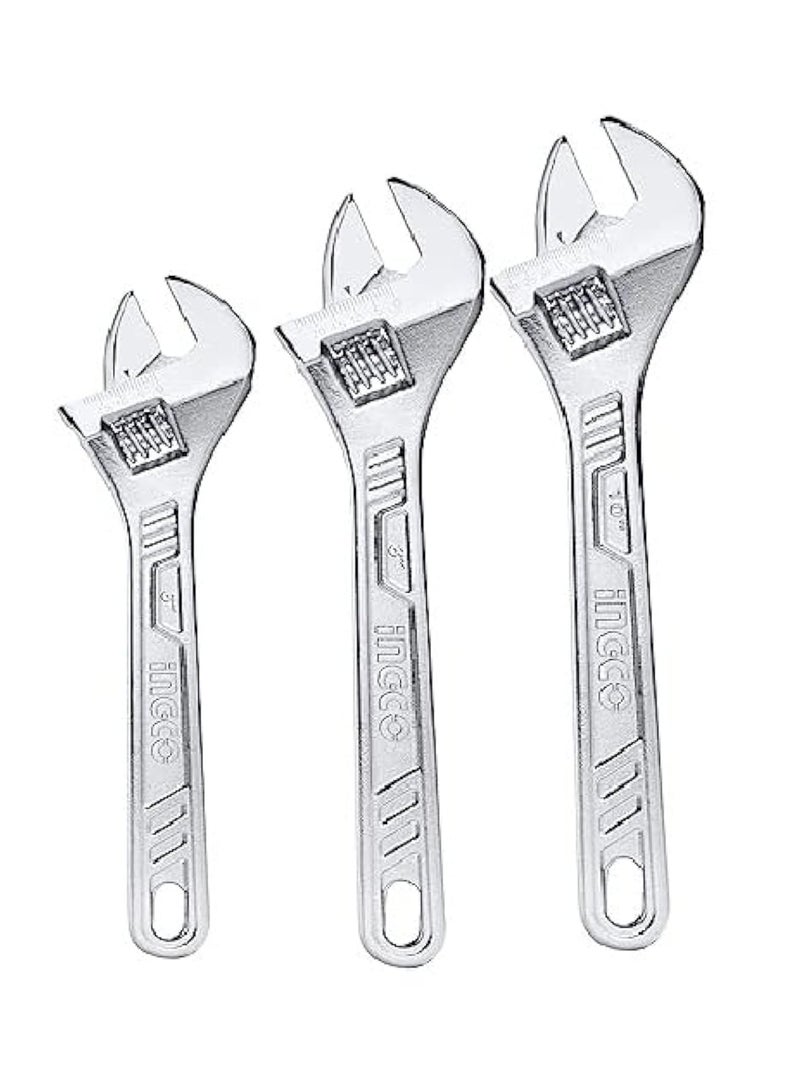INGCO INGCO 3Pcs Adjustable Wrench Set - HADWK031  - Image 1