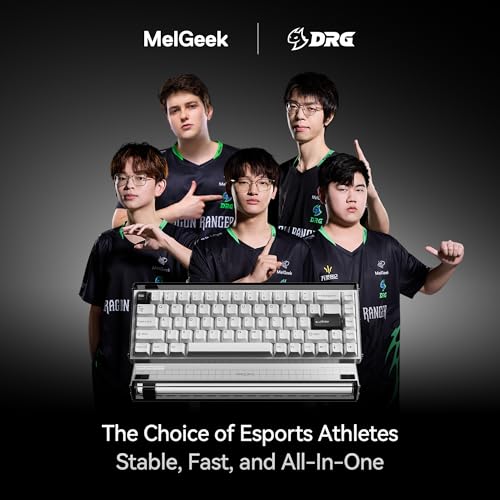MelGeek MADE68 Ultra Wired Gaming Keyboard Magnetic Keyboard with Hall Effect 65 Compact Rapid Trigger HotSwappable RGB Snap Tap Adjustable Actuation Online HIVE Custom Aluminum CaseBlack - Image 3