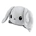 TeeTurtle Reversible Bunny Plushie 4Inch White Gray TwoSided Flip Plush Toy with Embroidered Details Cute Mini Collectible Plush for Kids Teens and Adults - Image 4