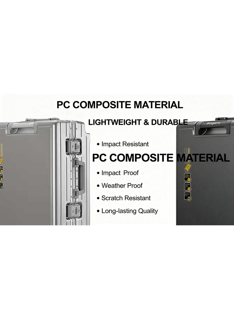 الازدهار أمتعة بروسبيرتي المتميزة، مادة PC المركبة، مسامير مقاومة للبلى، حاملة كوب قابلة للطي، 20/24/28 بوصة، حقيبة سفر أعمال - Image 5