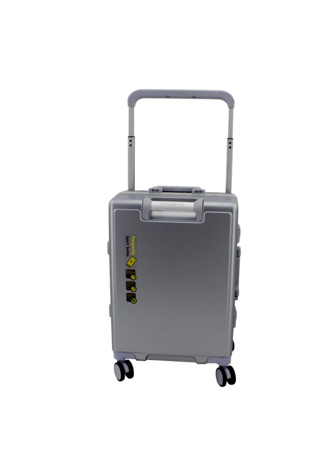 الازدهار أمتعة بروسبيرتي المتميزة، مادة PC المركبة، مسامير مقاومة للبلى، حاملة كوب قابلة للطي، 20/24/28 بوصة، حقيبة سفر أعمال - Image 2