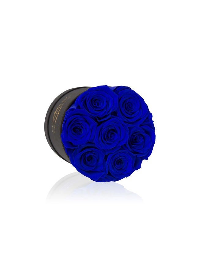 NATROSES 7 Piece Preserved Roses in a Box, Preserved Flowers for Birthday, Flower Gifts for Mothers Day (Royal Blue) - Image 2