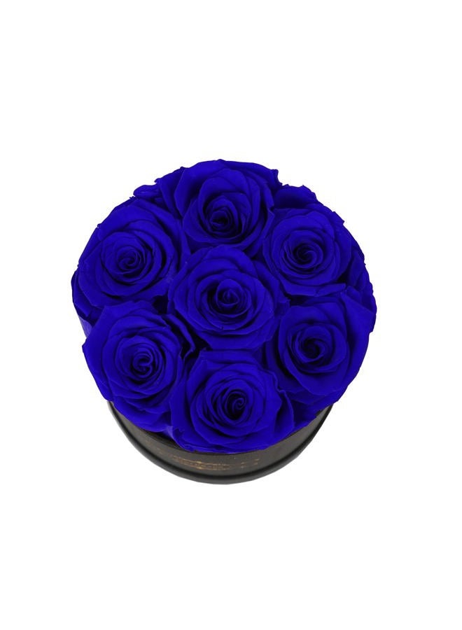 NATROSES 7 Piece Preserved Roses in a Box, Preserved Flowers for Birthday, Flower Gifts for Mothers Day (Royal Blue) - Image 5