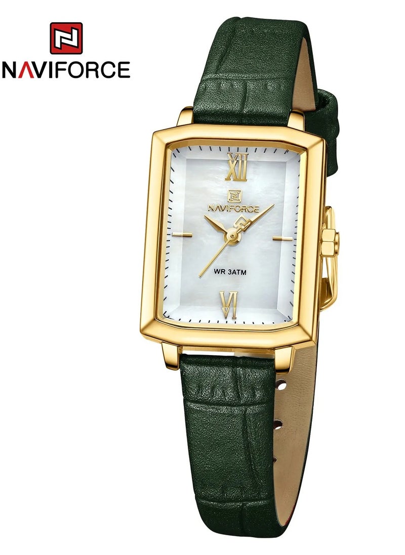 NAVIFORCE - NAVIFORCE NF5039 Square Edition with Leather Strap for LADIES, 2024 - Image 1