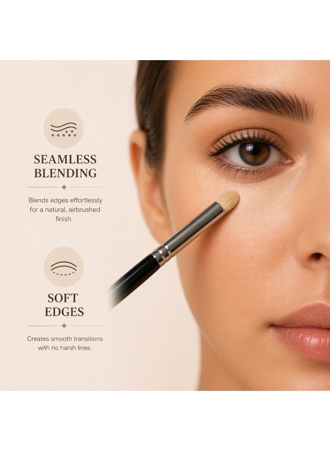 Concealer Detail Brush – Precision Concealer Brush for Under Eye, Blemishes & Targeted Coverage – Small Tapered Makeup Brush for Smooth Blending, Spot Concealing & Flawless Finish – Milana Leesa - Image 4