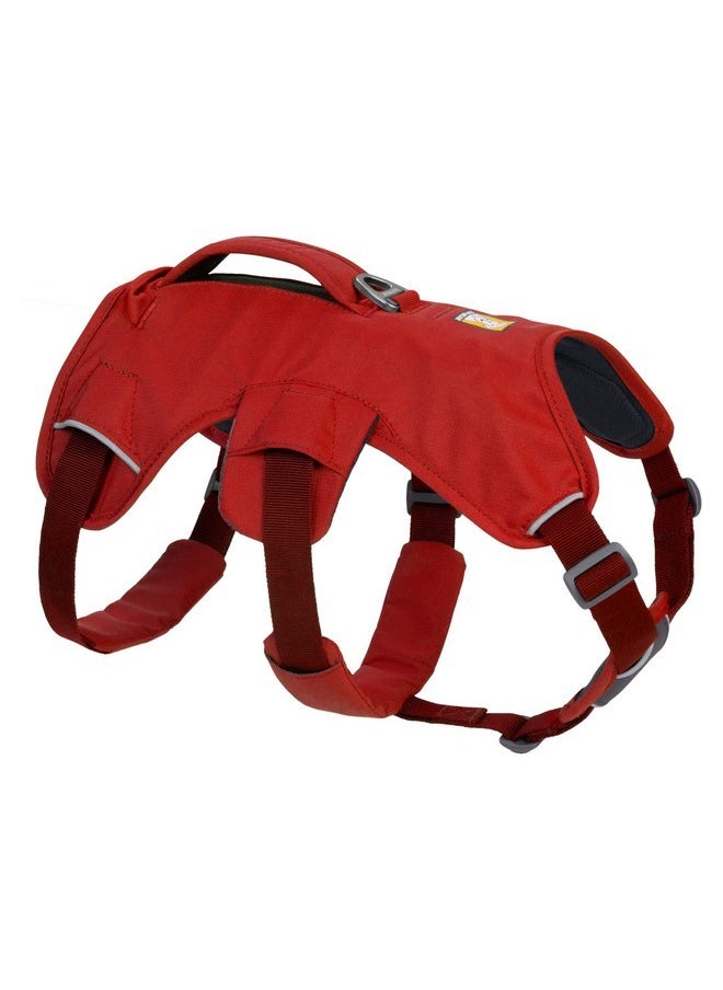 RUFFWEAR Ruffwear, Web Master, Multi-Use Support Dog Harness, Hiking and Trail Running, Service and Working, Everyday Wear, Red Sumac, Small  - Image 1
