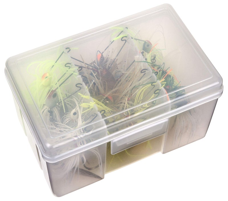 Flambeau Outdoors 00330 Medium Spinnerbait Box, Fishing Bait and Lure Organizer, Clear - Image 3