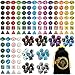 CiaraQ DND Dice Set 26 x 7 182pcs Polyhedral Dice for Dungeons and Dragons DD RPG MTG Role Playing Table Games with a Large Flannel Bag - Image 3