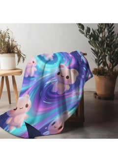 General Baby and children's cartoon flannel thin blanket (warm and comfortable, suitable for sleep, game use) 70cm*100cm - 595  - Image 4