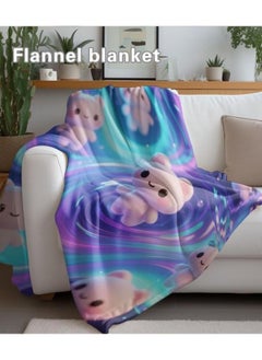 General Baby and children's cartoon flannel thin blanket (warm and comfortable, suitable for sleep, game use) 70cm*100cm - 595  - Image 5