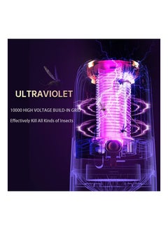 واي آند دي Mosquito Killer Lamp, Bug Zapper Mozzie Zapper, Electric Insect Light, USB Rechargeable with Double Mode LED/UV, Fly Traps for Indoor and Outdoor Pest Control  - Image 3