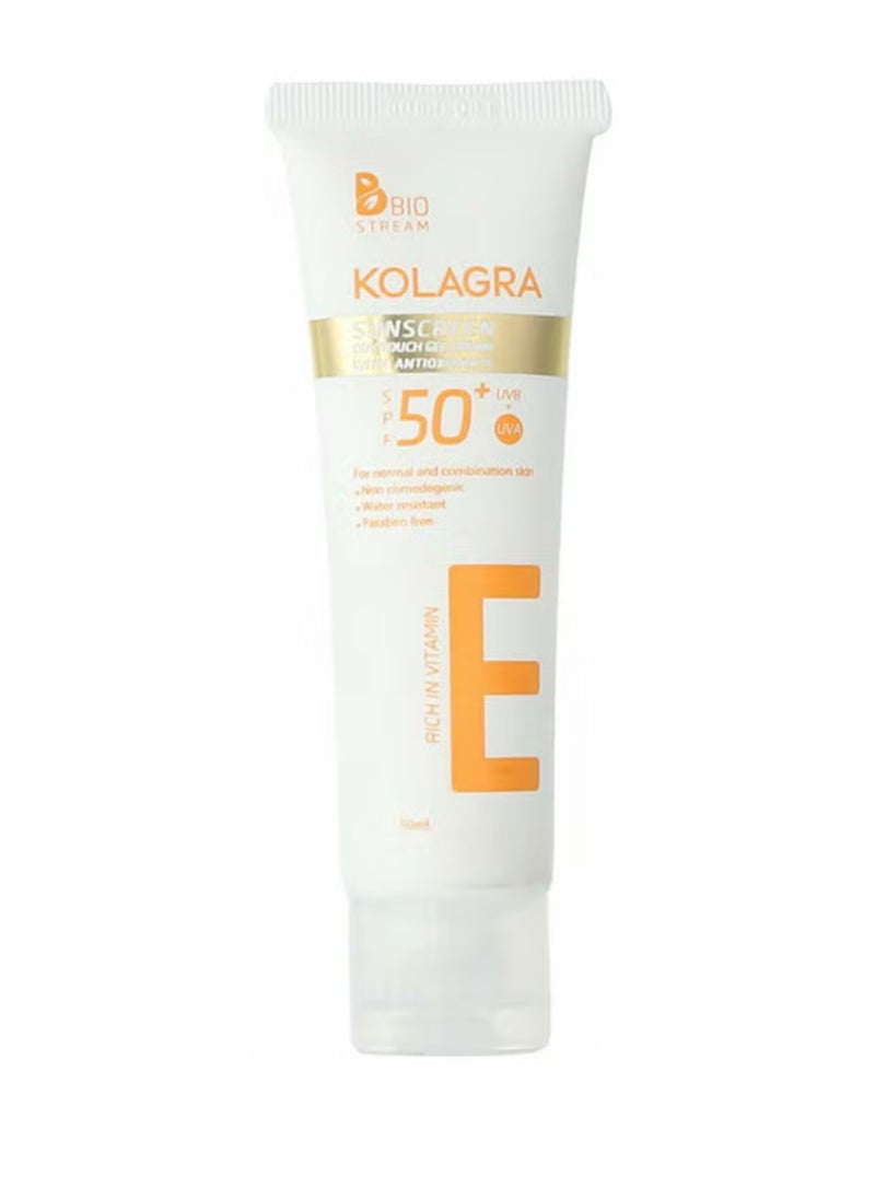 KOLAGRA - Kolagra Sun Dry Touch Gel Cream Spf50+ (packaging may vary) 50ml - Image 1