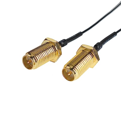 HIGHFINE 2 x 6dBi 2.4GHz 5GHz Dual Band WiFi RP-SMA Male Antenna+2 x 35CM RP-SMA IPEX MHF4 Pigtail Cable for M.2 NGFF WiFi WLAN Card - Image 5