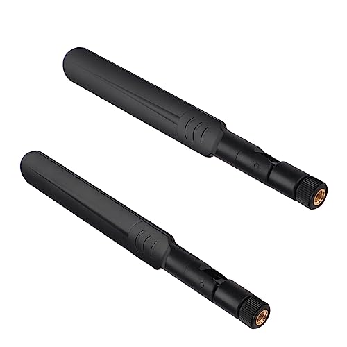 HIGHFINE 2 x 6dBi 2.4GHz 5GHz Dual Band WiFi RP-SMA Male Antenna+2 x 35CM RP-SMA IPEX MHF4 Pigtail Cable for M.2 NGFF WiFi WLAN Card - Image 3