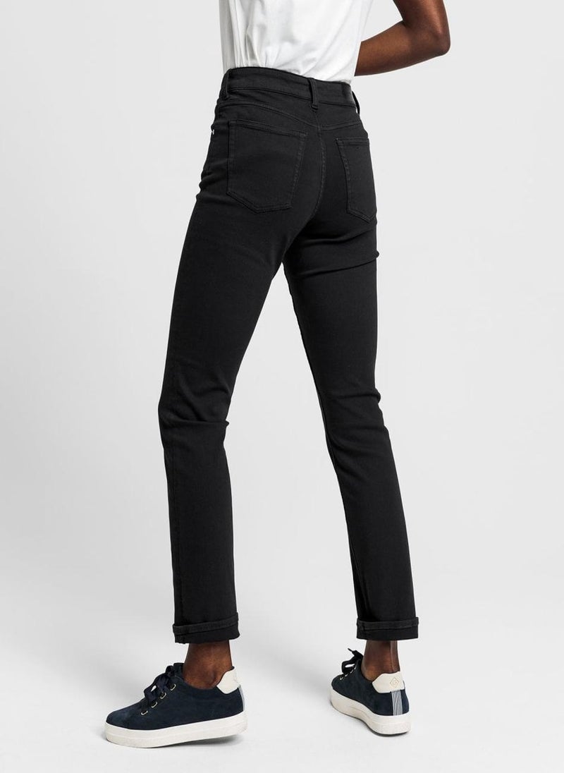 غانت جينز تويل بقصة ضيقة - Image 3