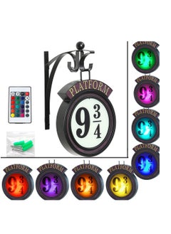 Furtey Harry Potter Hanging Decorative Wall Light,9 3/4 Night Light ,  Remote control seven colors sixteen colors,Double Sided Harry Potter Lamp , Desk Lamp Night Light, Table Lamp for Home Decor  - Image 2