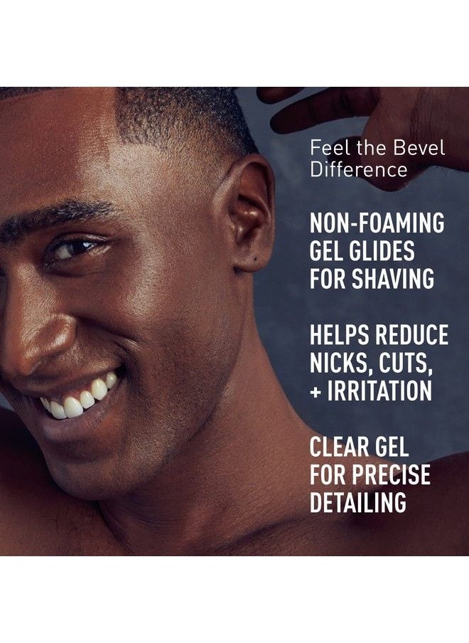 Bevel - Cooling Shave Gel For Men Clear Shave Gel For Precise Detailing And Edging With Aloe Vera And Cucumber Extract To Soothe Skin And Prevent Razor Bumps 4 Fl Oz - Image 1