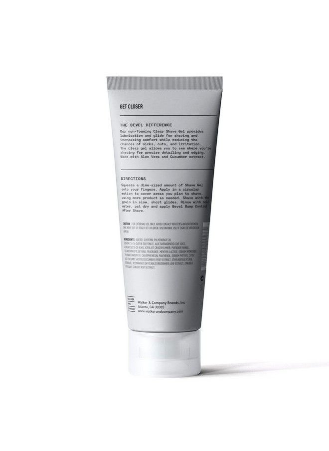 Bevel - Cooling Shave Gel For Men Clear Shave Gel For Precise Detailing And Edging With Aloe Vera And Cucumber Extract To Soothe Skin And Prevent Razor Bumps 4 Fl Oz - Image 1