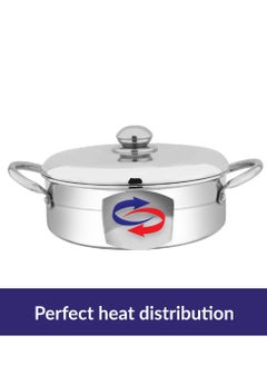 6 October Alu,Round Oven Dish With S.Steel Handle &Lid Size No.26Cm  - Image 4