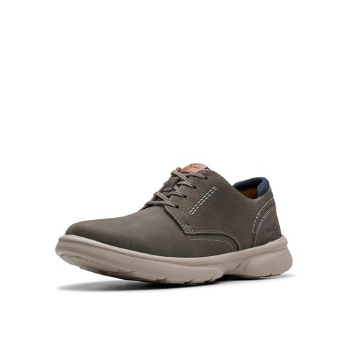 clarks أكسفورد كلاكس للرجال برادلي بلين، رمادي فاتح، 7 - Image 1
