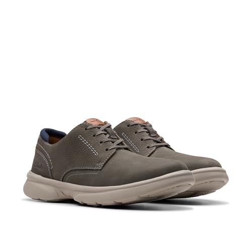 clarks أكسفورد كلاكس للرجال برادلي بلين، رمادي فاتح، 7 - Image 5